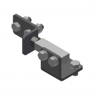 60SA Angle Guide Track Stop-Ptd