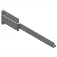 B Hinge, Disc Bearing 1/2"x4"X33-1/2"-Ptd.