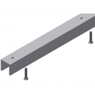 Top Guide Track-Black Anodized Aluminum