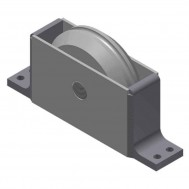 5" Bottom Roller Assy (750lb Cap) w/ S.S. Wheel