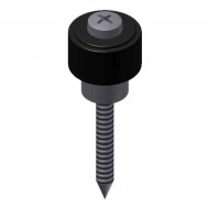 Concealed Stay Roller, No Tail-Zinc (1-3/4)