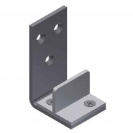 Side Mounted Concealed "T" Guide x (  ")-Alum.
