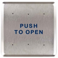 Push Plate - "Push To Open"
