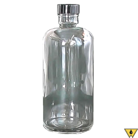 BOTTLE RND NM FG W/CAP 16 0Z (60/CS,OR SOLD SINGLY)