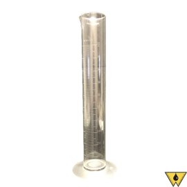 GRADUATED PLASTIC CYLINDER 1000 ML 2 X 17 INCHES 10 ML DIV.