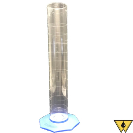 GRADUATED PLASTIC CYLINDER 2000 ML 3 1/8 X 19.5 INCHES 20 M
