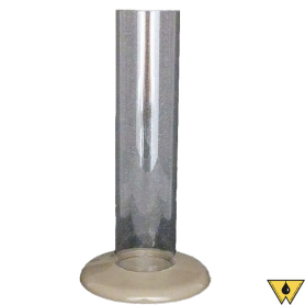 PLASTIC HYDROMETER CYLINDER 2 x 15 INCHES