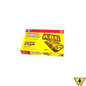 STENCILS INTERLOCKING 4" 0 THRU 9