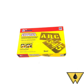 STENCILS LETTERS 3" BRASS