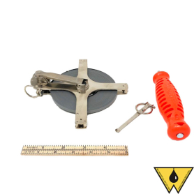 LINE TANK STRAPPING CHROME CLAD 100 FEETx1/4 INCH WIDE