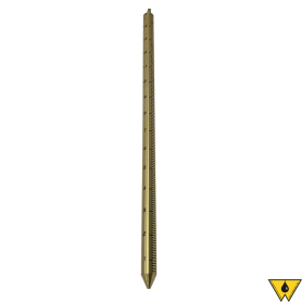 BOB PLUMB BRASS 18" GRADUATED FEET & 10THS & 100THS