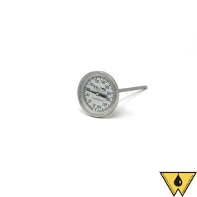 THERMOMETER BI-METAL GP 20/240 F 4" STEM