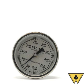 THERMOMETER BI-METAL GP 50/500 F 4" STEM
