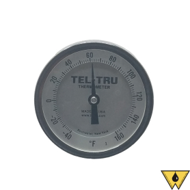 THERMOMETER BI-METAL BKC -40/160F 2 1/2" STEM