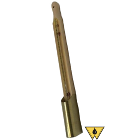 THERMOMETER TANK WOOD BACK RNG 170/500F