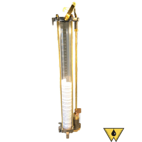 THIEF OIL TULSA CLEAR BARREL 24"