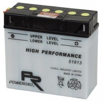 51913   Motorsports Battery (Flooded) 12V 19Ah 210CCA BMW Vented