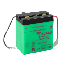 6N6-1D-2   Motorsports Battery (Flooded) 6V 6Ah