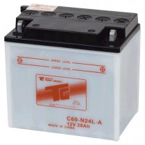 C60N24L-A   Motorsports Battery (Flooded) 12V 28Ah 300CCA