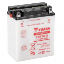 YB12A-A   Motorsports Battery (Flooded) 12V 12Ah 150CCA