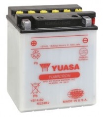 YB14-B2   Motorsports Battery (Flooded) 12V 14Ah 190CCA