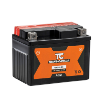 WPX4L-BS   Motorsports Battery AGM 12V 3Ah 50CCA (Acid Bottle Supplied)