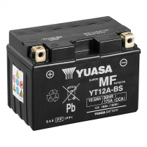 YT12A-BS  Motorsports Battery AGM 12V 10Ah 175CCA (Acid Bottle Supplied)