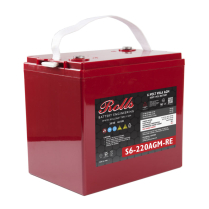 S6-220AGM-RE  Rolls Deep Cycle AGM Battery GR 27 6V 190Ah