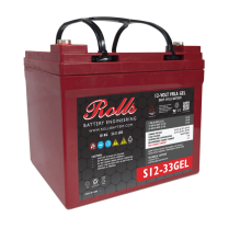 S12-33GEL  Rolls Deep Cycle Gel Battery GR U1 12V 35Ah