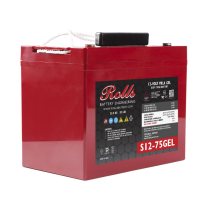 S12-75GEL  Rolls Deep Cycle Gel Battery GR 24 12V 75Ah