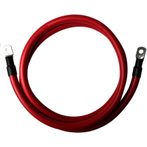 161412100465  Pytes 2/0AWG Busbar to Inverter M10 Power Cable 2m Red