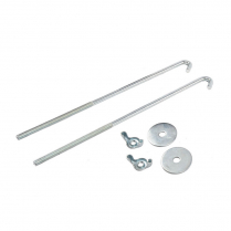 QC302107-025   J Style Hold-Down Bolt Set 1/4" X 10" (Pack of 25)