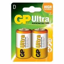 GP13A-C2   Pile alcaline D 1.5V GP Super (carte de 2)