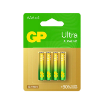 GP24AUETA21-2GSBC4   AAA Alkaline Battery GP Ultra (Pkg of 4)
