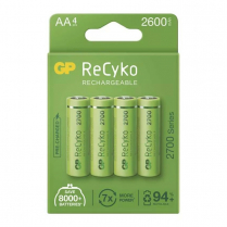 GP270AAHCE-2EB4   RECH BATT NI-MH AA 2600MAH GP C/4