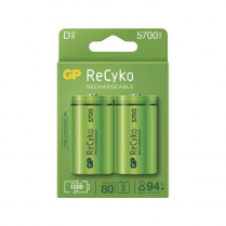 GP570DHCB-2EB2   D Ni-MH 5700mAh Rechargeable Battery GP ReCyko (Pkg of 2)