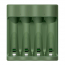 GPB421210AAHC-2B4   Chargeur 4 positions Ni-MH AA/AAA GP - Inclus  4 piles AA