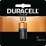 DL123ABPK   Pile CR123A 3V lithium pour cam&eacute;ra photo Duracell (Carte de 1)