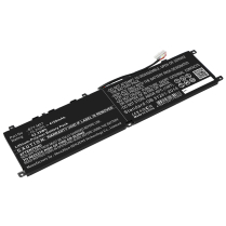 LB-TMSM57   Pile de remplacement pour ordinateur portable MSI BTY-M57; GP66, GP76