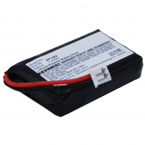 DC-TDTBP74RE  Dog Collar Replacement Battery Dogtra BP74RE; Edge Receiver