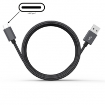 OTDCUSBTC   USB-C CABLE DATA BLACK 1.8M OVERTIME