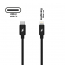 CLEC-520   C&acirc;ble de donn&eacute;es et de charge USB-C/Lightning 1m