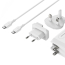 GPGM3BW2PG-2GSB1  Wall Charger 2x USB-C 1x USB-A GaN 65W White