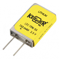 LTC-7PN-S4  Lithium battery 3.5V 750mAh 2-Pin Eagle Picher