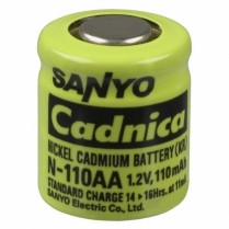 N-110AA   Ni-CD 1/3AA Cell 110mAh Sanyo