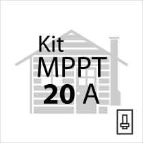 KIT-20BR-CH  Kit d'accessoires pour MPPT 20A 12/24V avec disjoncteur pour chalet