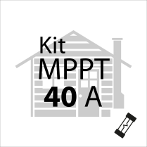 KIT-40FU-CH  Kit d'accessoires pour MPPT 40A 12/24/48V avec fusible pour chalet