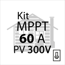KIT-60/300BR-CH  Kit d'accessoires pour MPPT 60-70A 12/24/48V entr&eacute;e 300V avec disjoncteur pour chalet