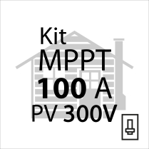 KIT-100/300BR-CH  Kit d'accessoires pour MPPT 100A 12/24/48V entr&eacute;e 300V avec disjoncteur pour chalet