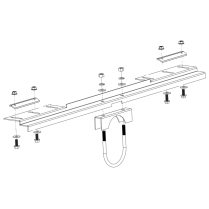 UNI-PGRM-END47&nbsp;  47" End Clamp for UNI-PGRM Pole Mounts